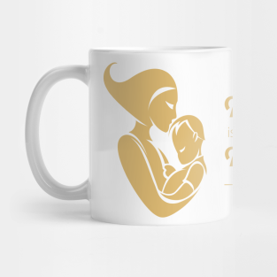 Mommy Mug - Home is where your mom is by Whatastory